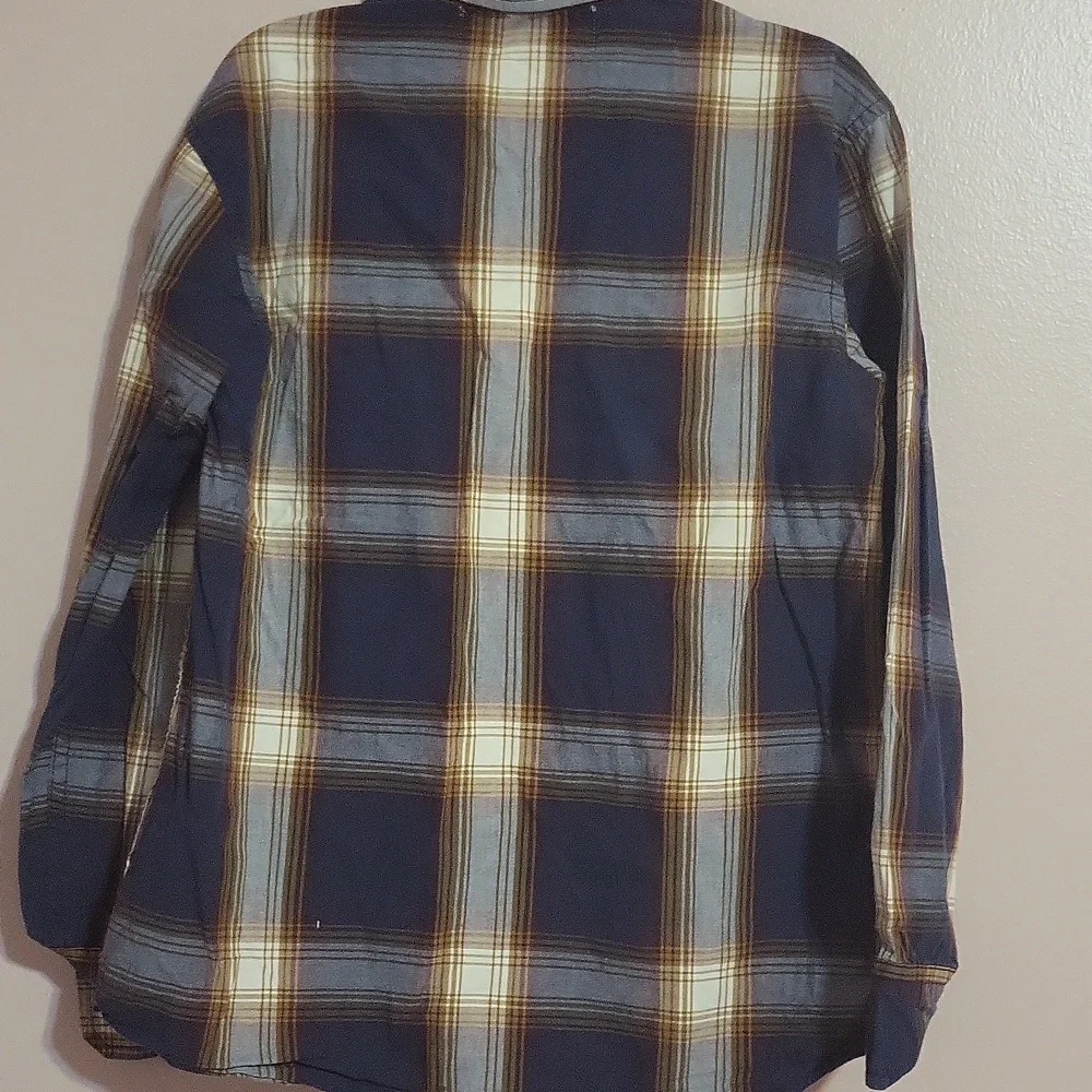 Old Navy Plaid Shirt in Blue and Brown